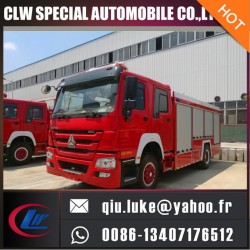 HOWO 12000L Water Tank Fire Truck