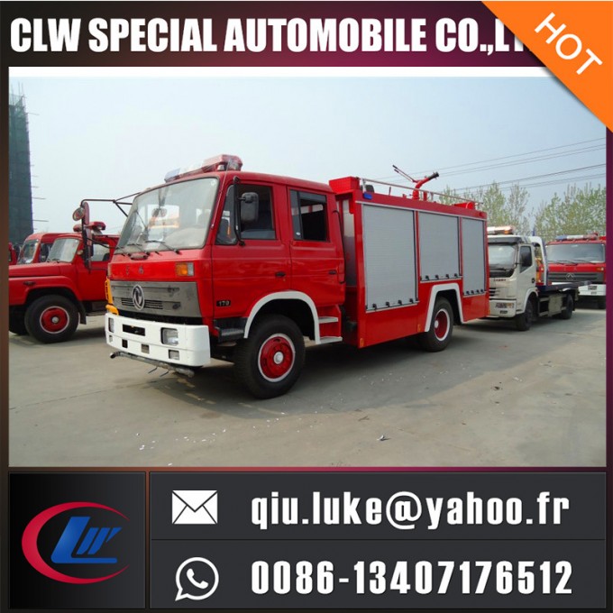 Dongfeng Double Axles Dry Powder Fire Truck 