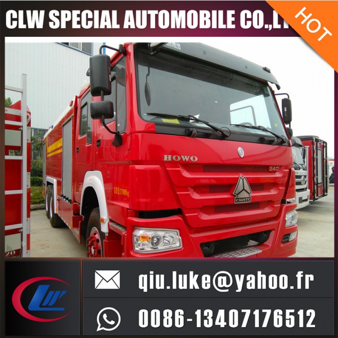 Sinotruk HOWO Water Foam Fire Engine 