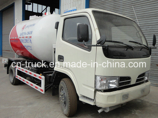 Dongfeng 4X2 5.5cbm Gas Tank 2.3t LPG Tanker Truck 
