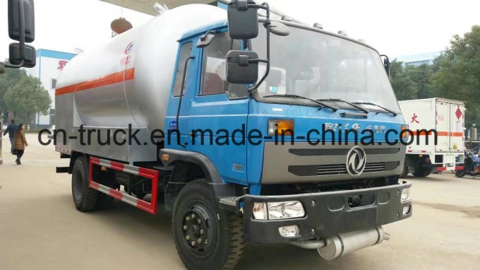 Hotsales Dongfeng 170HP 6t LPG Refilling Tank 15m3 Bulk LPG Truck 