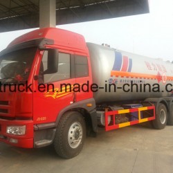 6X4 FAW 10ton Gas Bulk 24m3 LPG Trucks for Sale 220HP