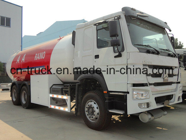 Sino 6X4 24m3 HOWO Refilling Truck 10ton Gas Delivery Truck Tank 