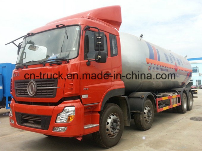 260HP Dongfeng 8X4 36m3 15mt LPG Bulk Tanker Truck 
