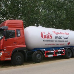 China Make Good Sales 36m3 15t LPG Distribution Tanker Truck