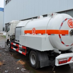 120HP Dongfeng 6cbm Gas Truck 3mt LPG Tank Truck