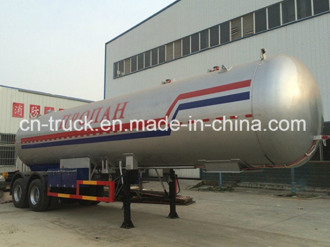New Chinese Maker 40.5m3 2axles 17mt LPG Semitrailer 