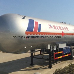 China Hotsales 3axles 56m3 Q370 24mt Bulk LPG Trailer