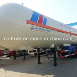 China Sales 3axles 56m3 24mt Gas Distribution Trailer