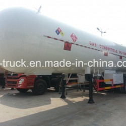 China Make 56000liters 24mt LPG Semitrailer Gas Tanker Semitrailer