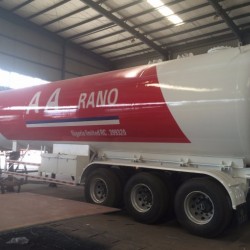 Factory Direct Sales 56cbm 3axles 25ton Liquid Gas Semi-Trailer