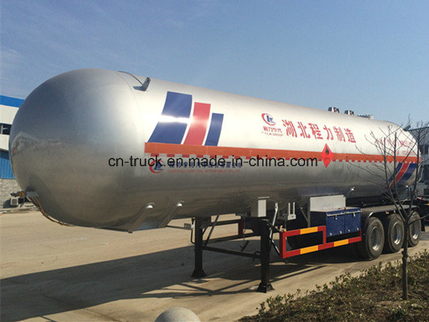 China 3axles 57.5m3 24mt Propylene Delivery Trailer for Sales 