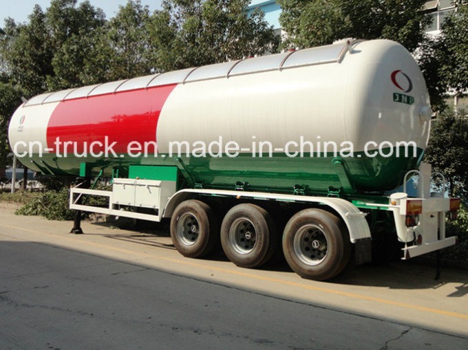 58500liters Low Price Good Sales 25ton 3 Axles LPG Tank Trailer with Sunshade 