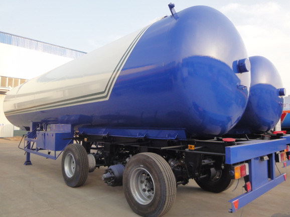 Good Price 25ton 59.5m3 Liquid Gas Tanker Trailer 