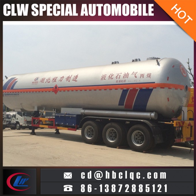 3axles 59.52m3 25m LPG Transoprtation Trailer LPG Trailer 