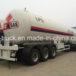 Low Price Hotsales 24500kg 58.8m3 LPG Gas Delivery Trailer