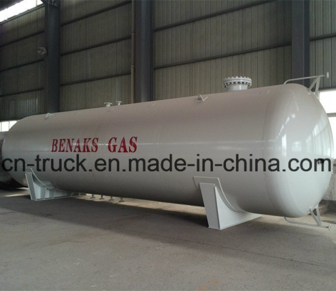 Horizontal China Manufacture 30mt 70cbm LPG Gas Bullet Tank 