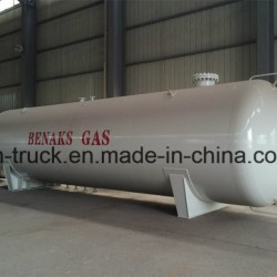 Horizontal China Manufacture 30mt 70cbm LPG Gas Bullet Tank