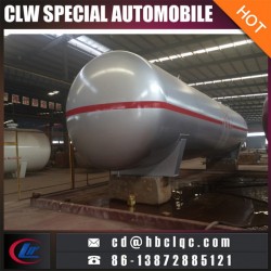 33000kg 80000L Water Gas Storage Tank Horizontal Gas Tanker