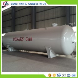 GB150  Horizontal 10mt 25cbm LPG Tank Liquid Propane Gas Tanker