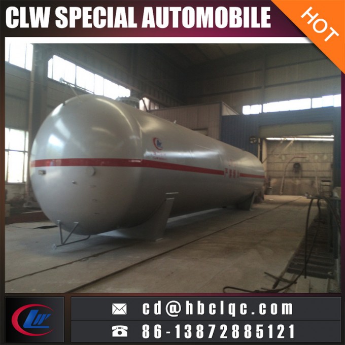 Low Price 80cbm 33mt Horizontal Gas Tanker Gas Storage Tank 