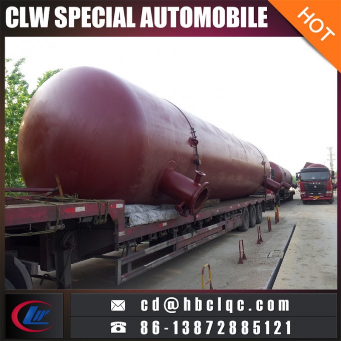 China Hotsales 120m3 60m Thorizontal Bulk Gas Tanker LPG Tank 