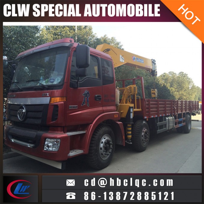 Foton Auman 6X2 8ton Crane Truck 