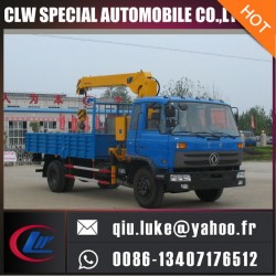 DFAC 4X2 Mountd Crane Truck with 8 Ton Carry Deck Crane