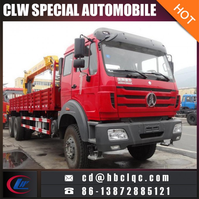 Northbenz 6X4 12ton 14ton Rear Loader Crane Truck 