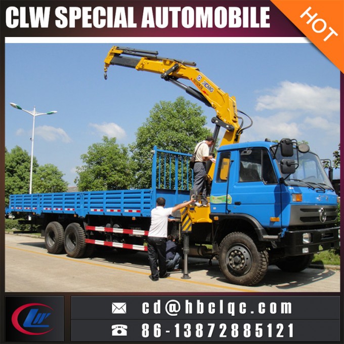 China Manufacture 10ton Truck Load Folding Arm Crane Knuckle Crane Truck 