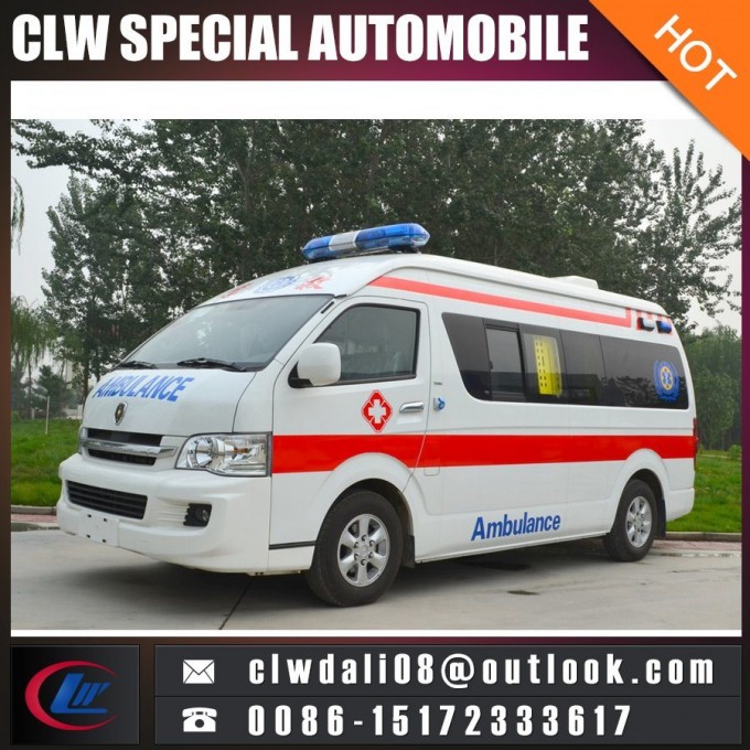 2018 New Ambulance Car for Patient Transportation, Emergency Ambulance Car with Many Equipment for C 