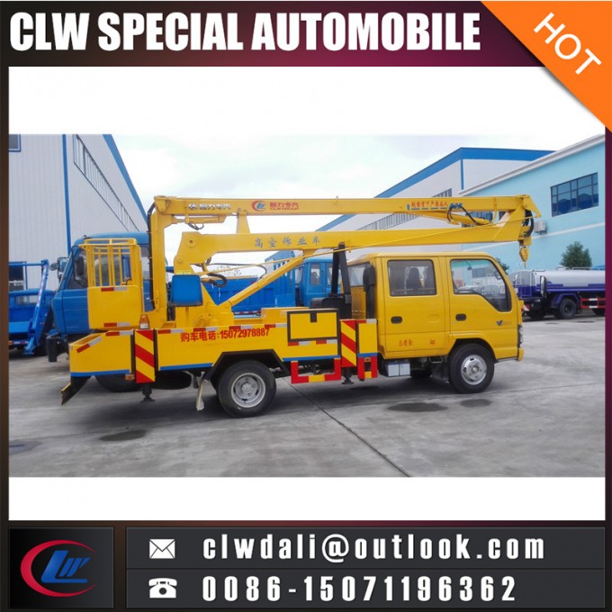 China Best 4X2 High Platform Work Truck Overhead Working Truck 