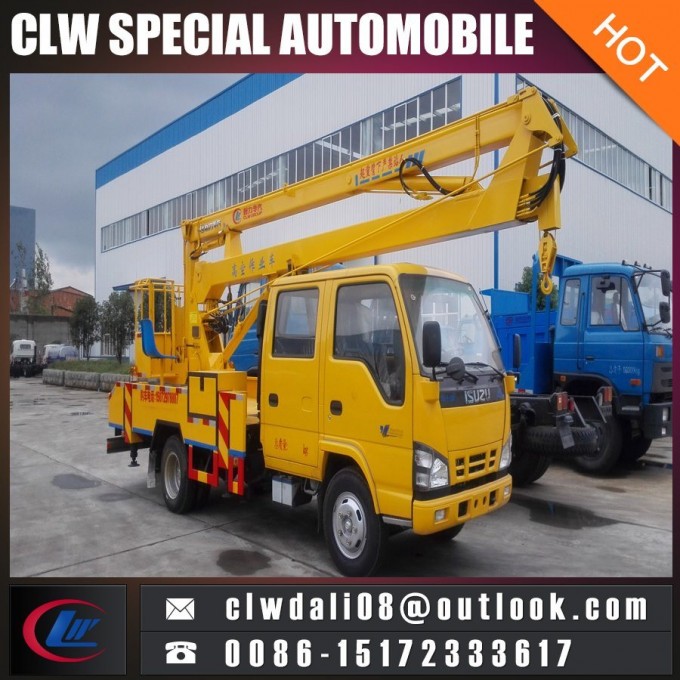 High Altitude Operation Truck with 16m Aerial Platform for Hot Sale 