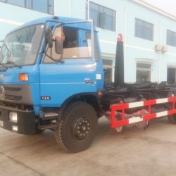 4X2 10t 10cbm Hydraulic Lifter Garbage Truck