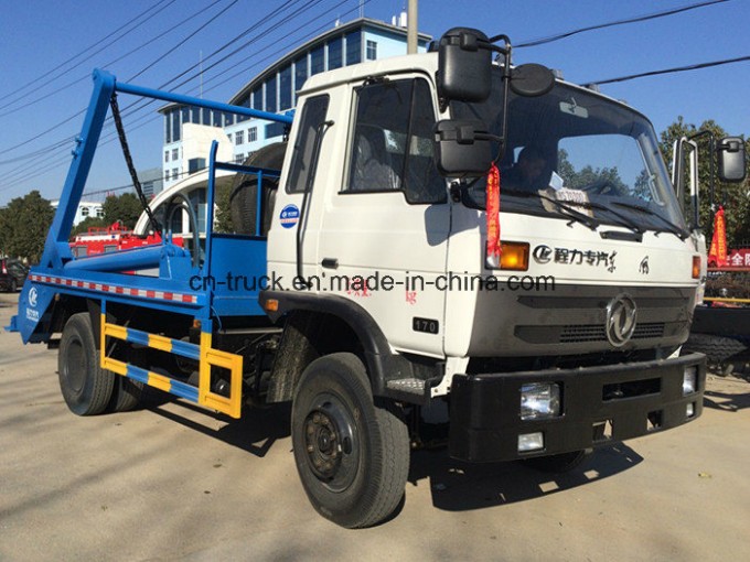 China Hotsales 4X2 10cbm Swing Arm Garbage Truck 