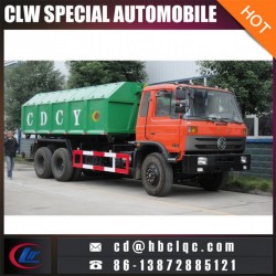 6X4 20mt Hook Lift Gabage Truck Container Detachable Garbage Collector