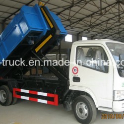 China Hotsales 4cbm 4ton Hook Lift Garbage Truck