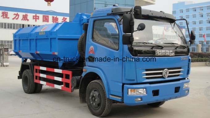 Dongfeng 6ton Detechable Container Garbage Waste Disposal Truck 