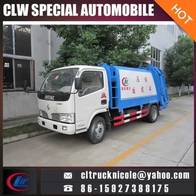 4cbm Compressed Rubbish Vehicle for Garbage Truck 