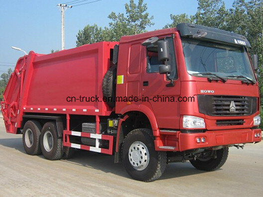 HOWO 16mt Garbage Compression Refuse Compactor Truck 