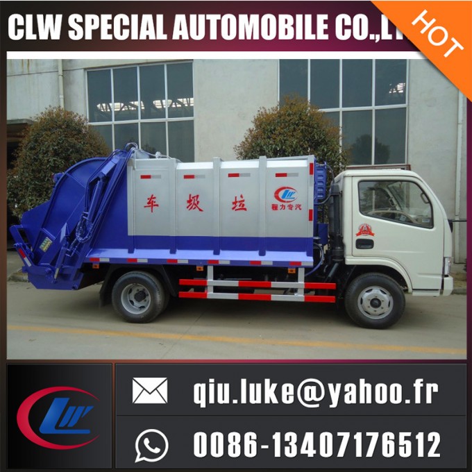 3cbm Refuse Compression Truck 