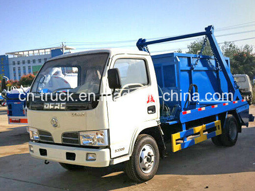 Dongfeng 4cbm 4ton Swim Arm Garbage Truck 