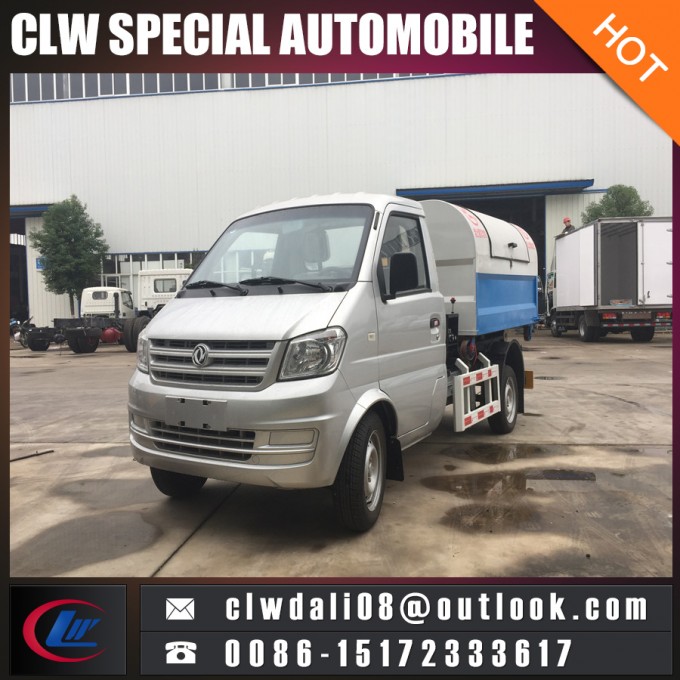 LHD Rhd Mini Pull Arm Garbage Truck, Hook Lift Garbage Truck for Sale 