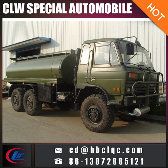 Dongfeng 6X6 8-9t Water Spray Tanker Truck Water Tank Sprayer 