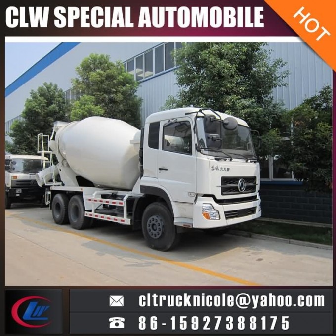 Dalishen Dongfeng 10m3 Concrete Mixer Truck / Cement Mixer 