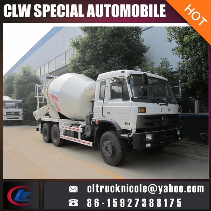 8cbm Dongfeng Euro 3 6X4 Concrete Mixer Truck 