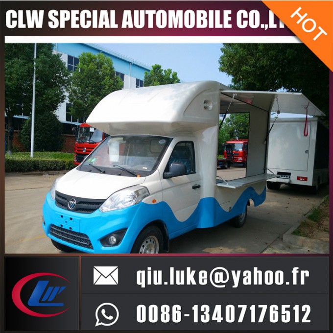 China Factory Supply Light 4X2 Dongfeng Gasoline Mobile Shop Van 