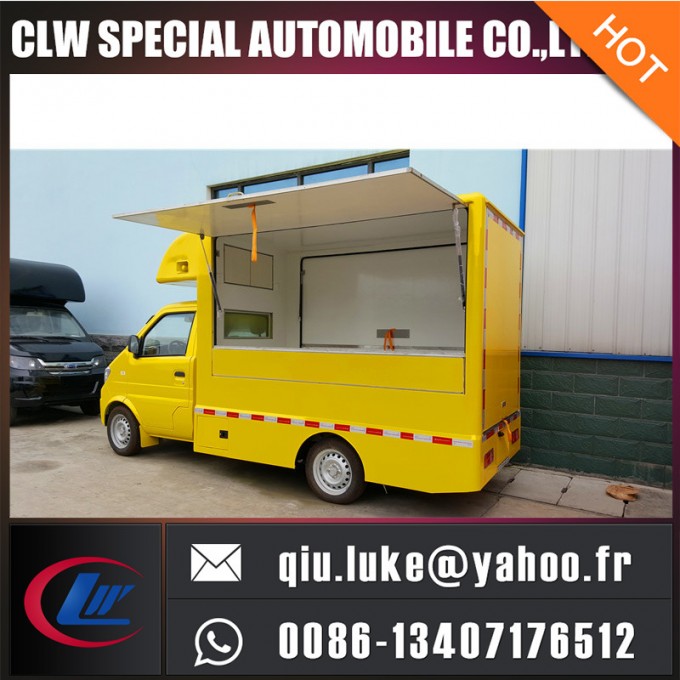 Bottom Price China New Mobile Fast Food Vending Mini Cart 