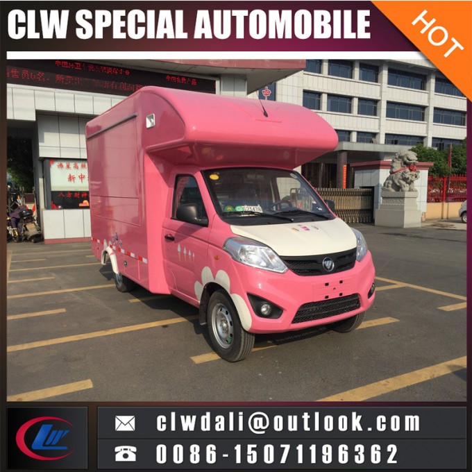 Hot! ! ! 4*2 Mobile Food Truck with Customized Size 