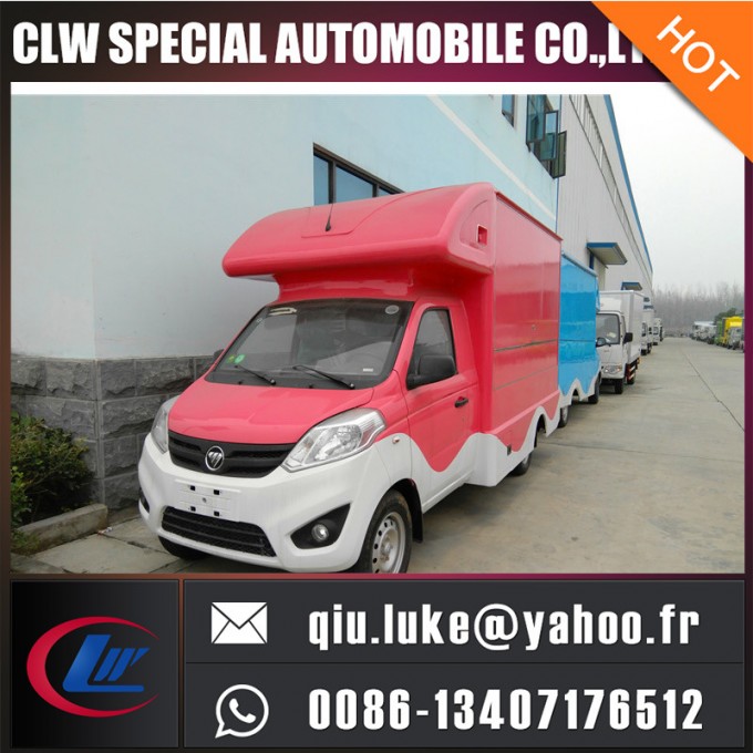 Cn China Innovation New Outdoor Food Van Truck Mobile Shopping Food Cart for Ice Cream Opcorn Chips  